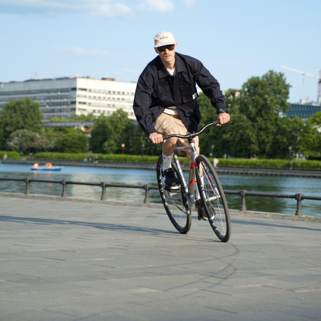 Овершот / overshirt тёмно-синий: фотография из лукбука 18.