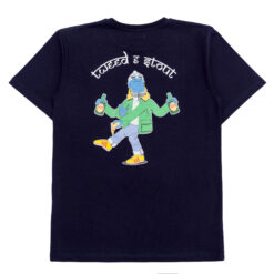 Футболка "Многорукий шива" темно-синяя