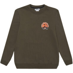 Свитшот с принтом «Tweed&Stout AMF Adidas» оливковый