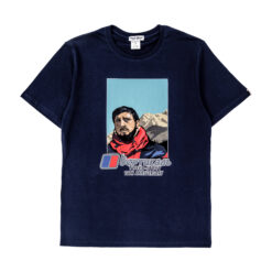 Футболка "Вертикаль" темно-синяя