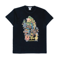 Футболка "Легенды мультфильмов" темно-синяя