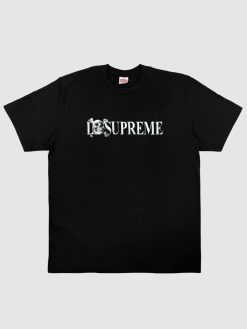 Футболка Supreme Skull Tee черная