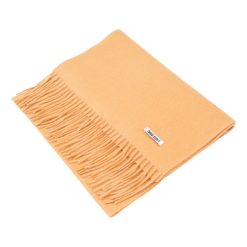 Шарф из овечьей шерсти бежевый