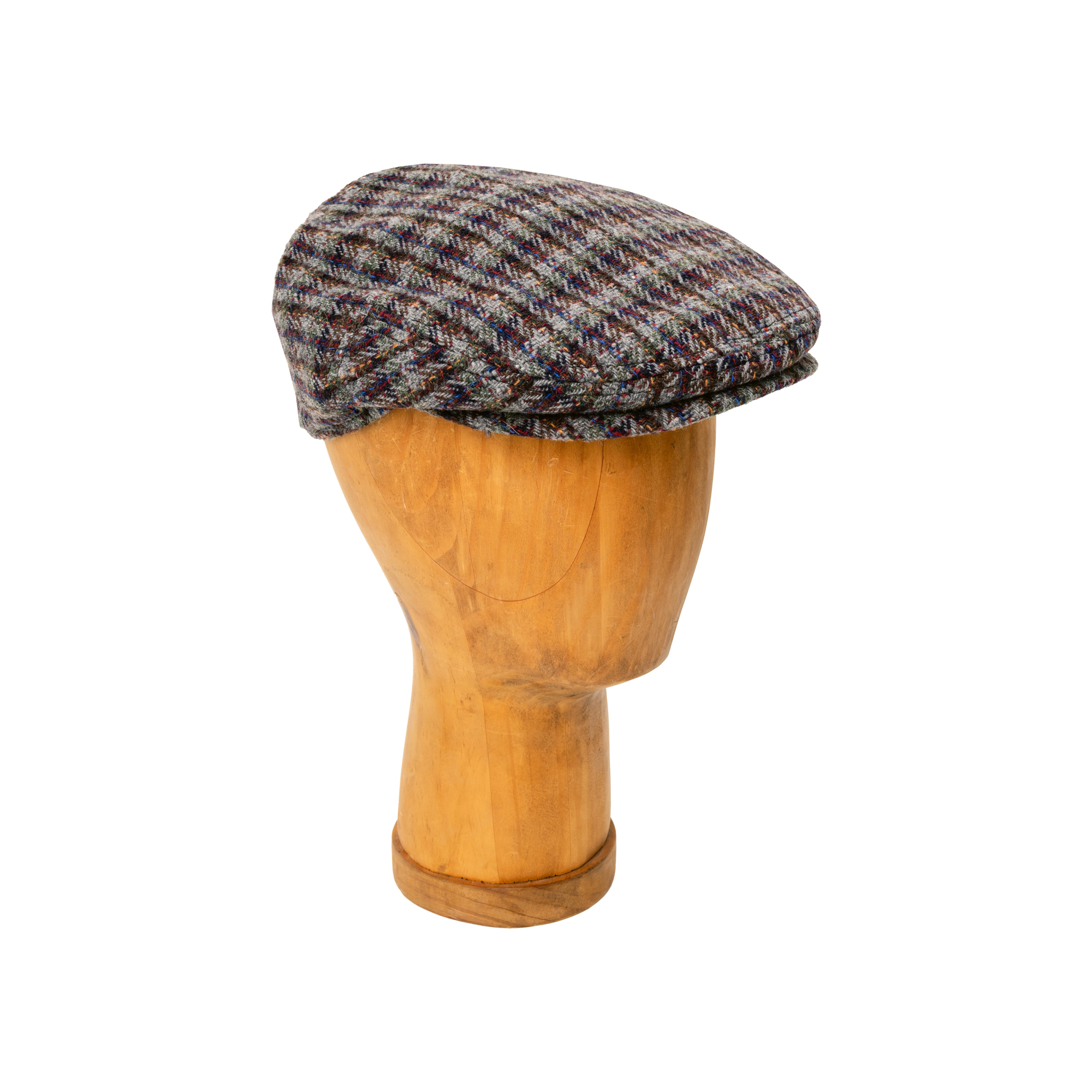 флэт кэп цветная клетка