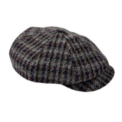 Кепка восьмиклинка цветная клетка