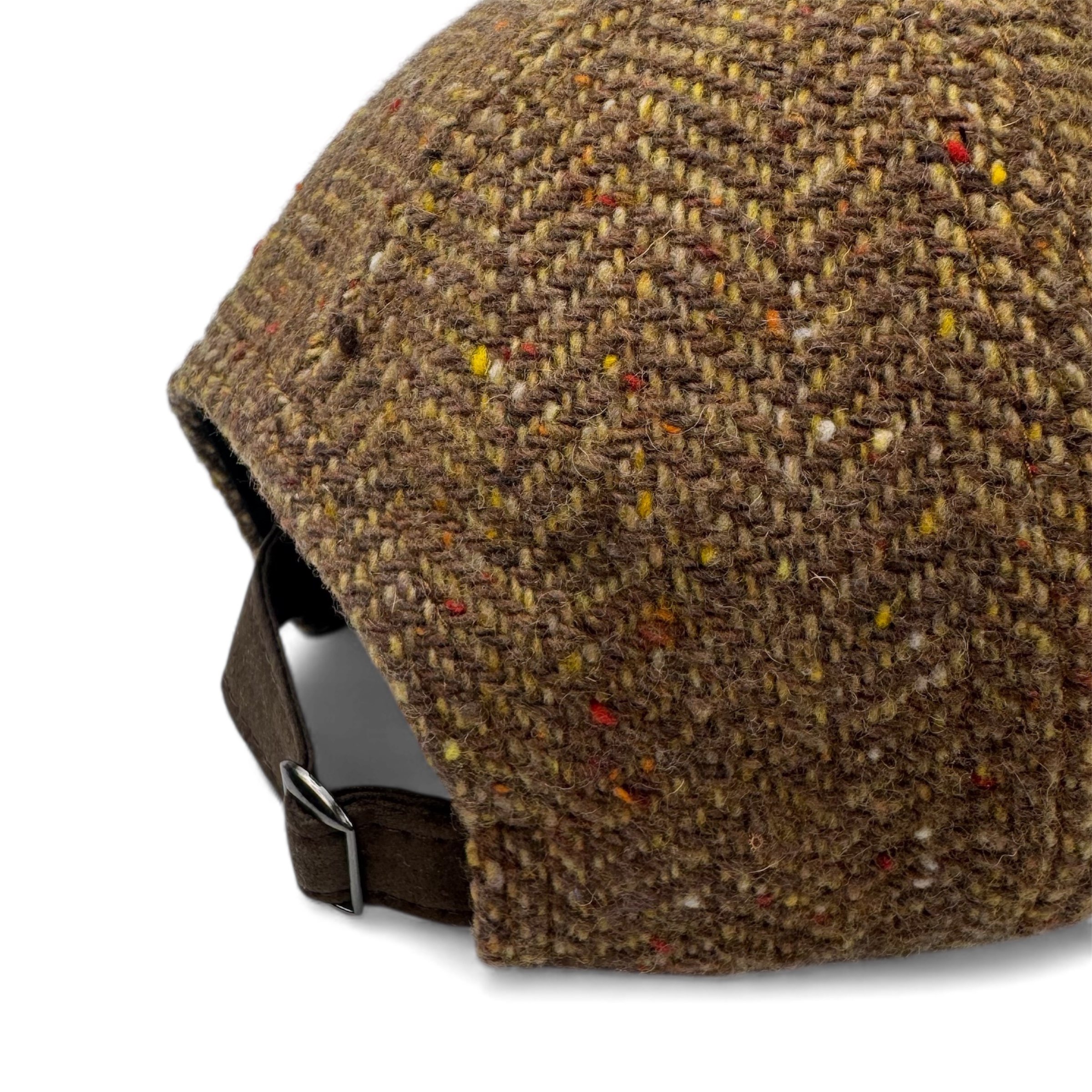 Бейсболка из шерсти рыжая елка