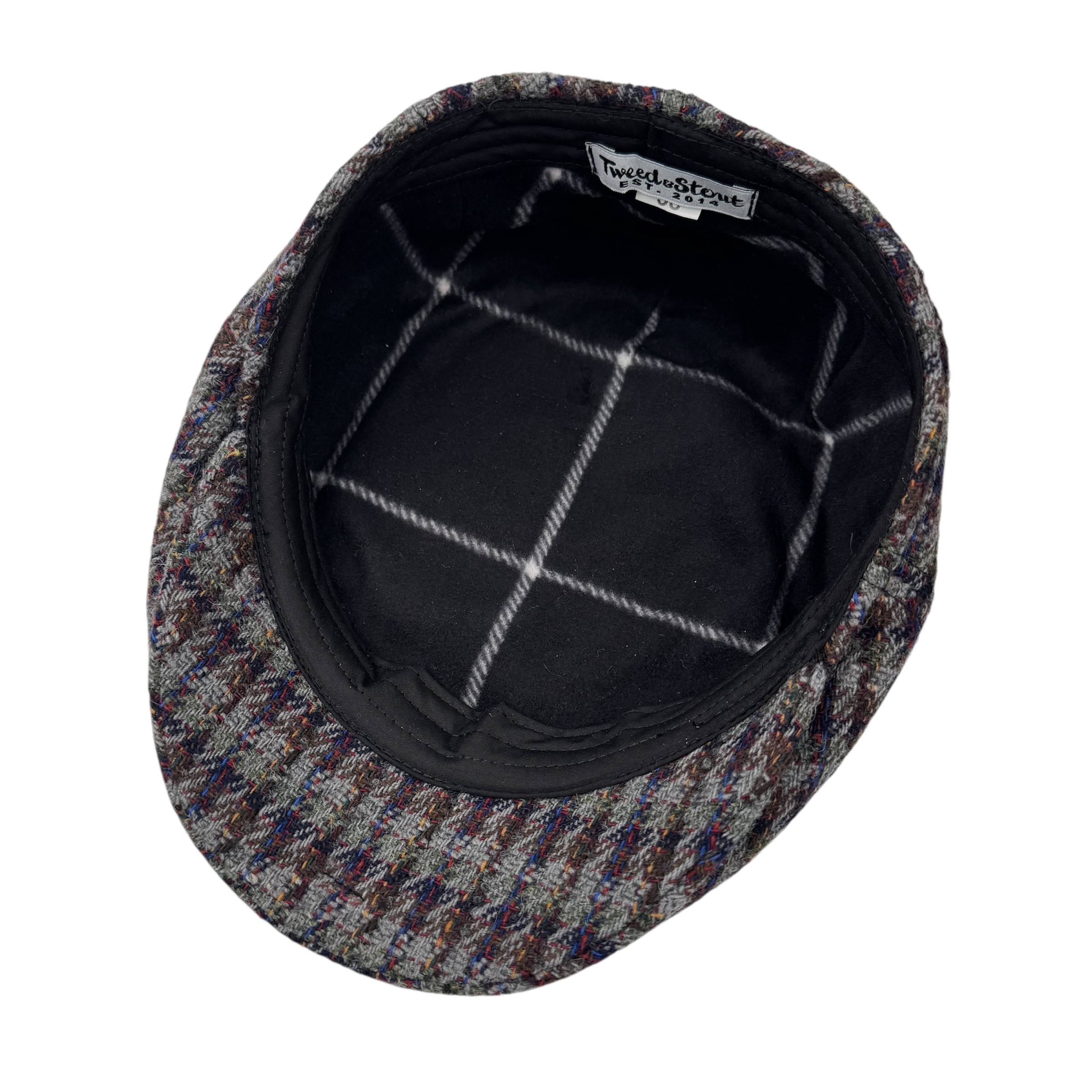 Кепка флэт кэп цветная клетка