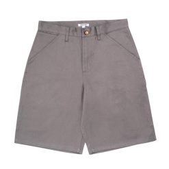 Шорты с накладными карманами серые