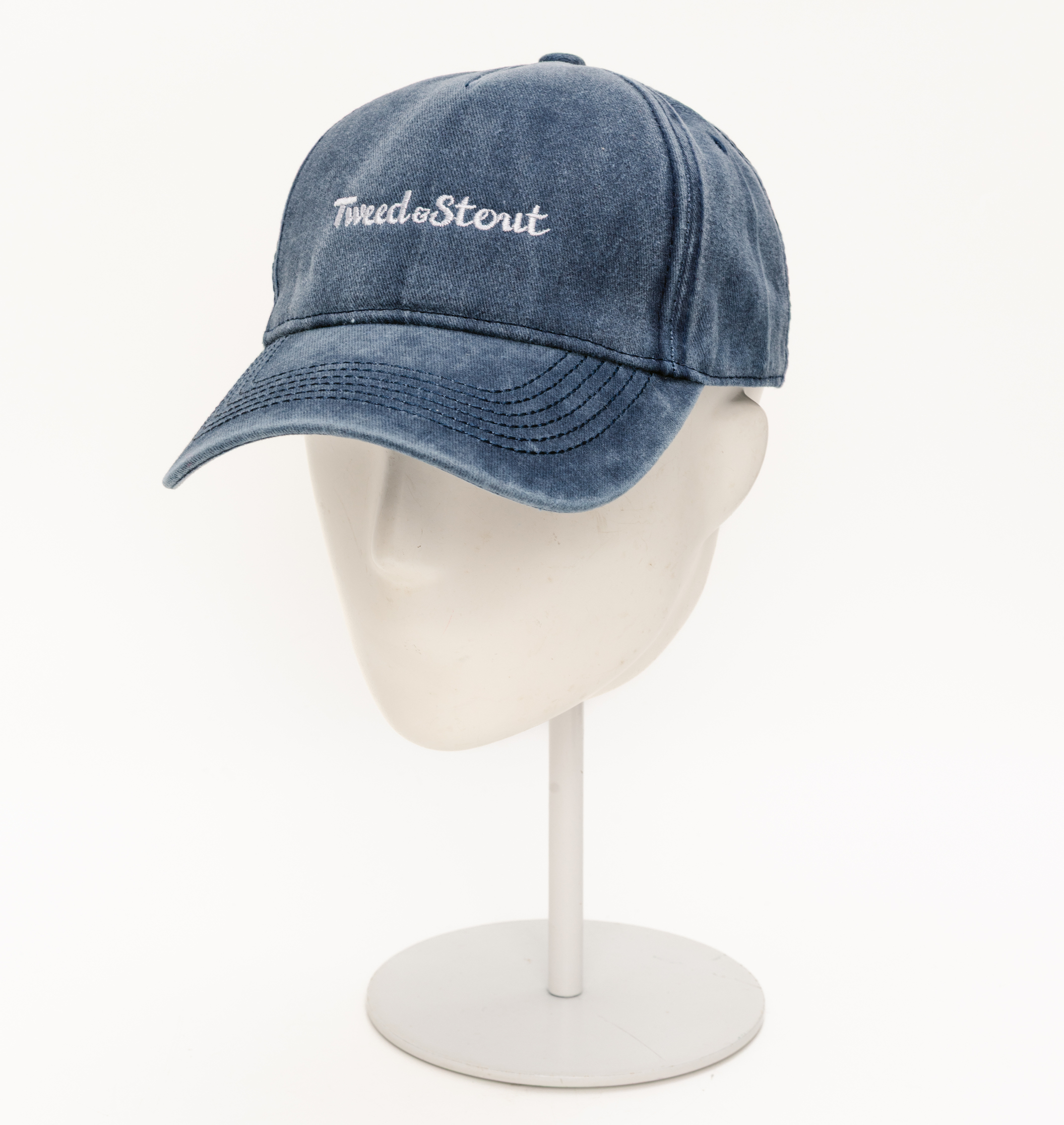 бейсболка голубая с лого