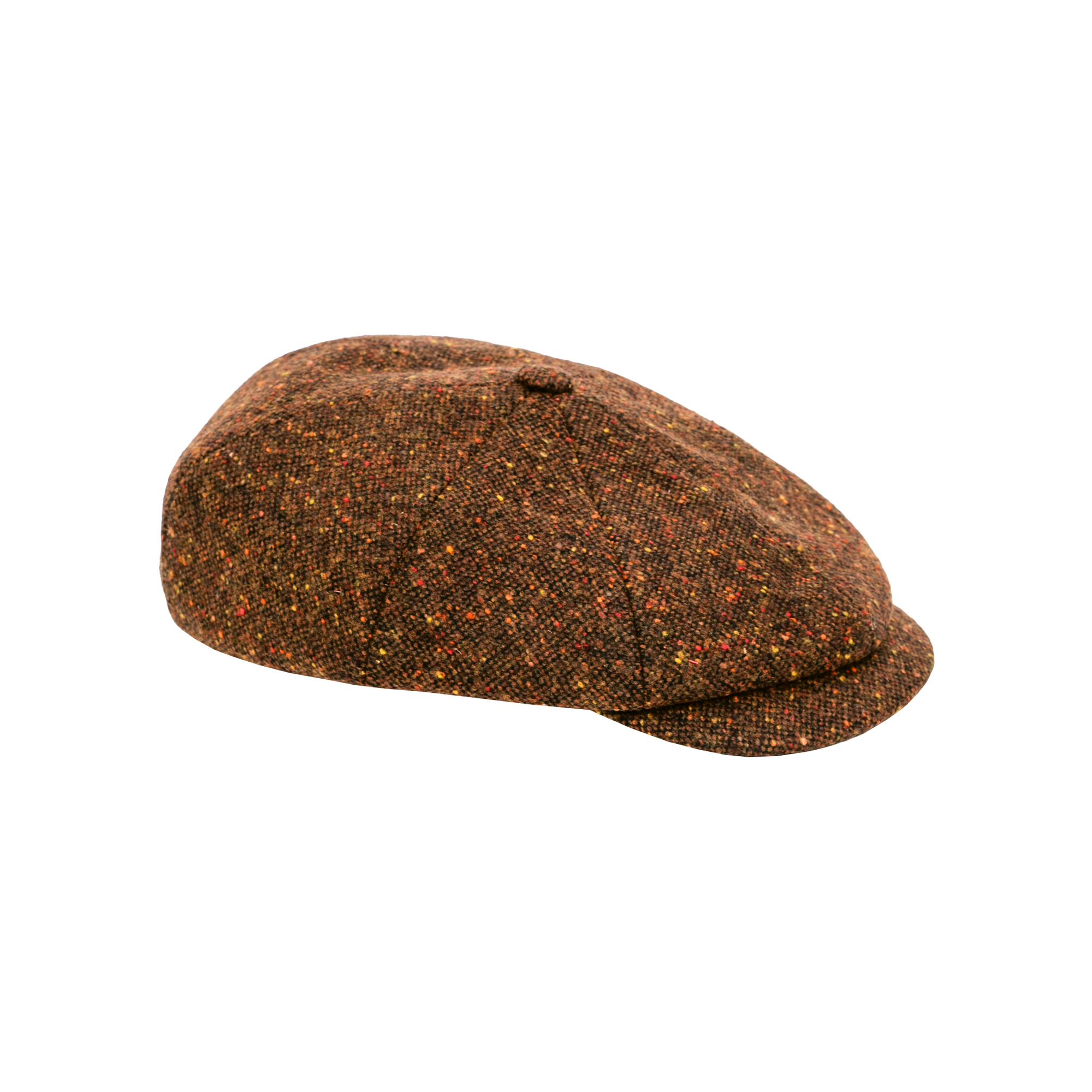 кепка восьмиклинка коричневая