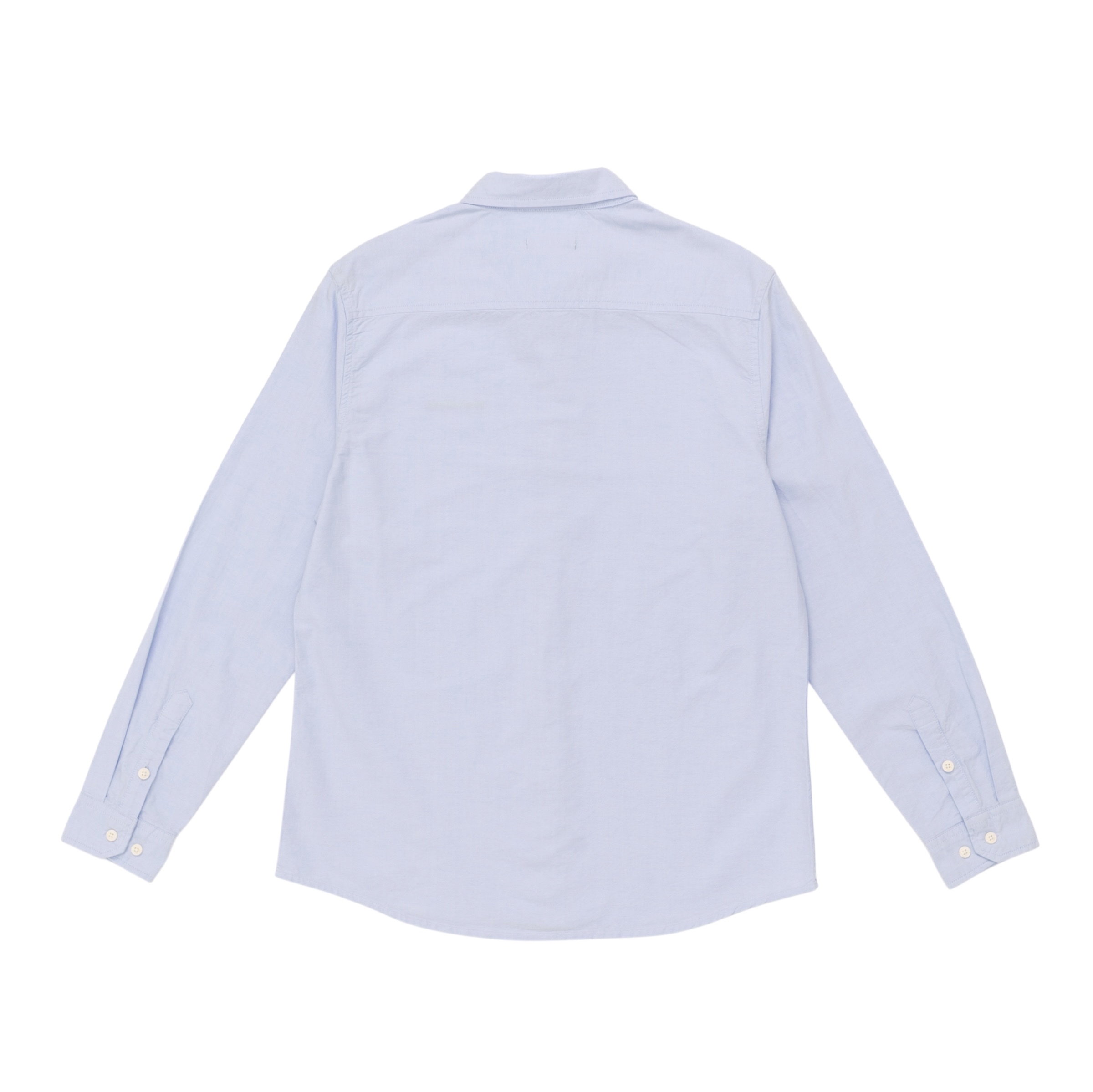 рубашка классическая голубая с лого